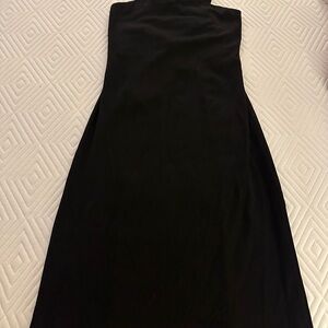 Chic Black Strapless Dress